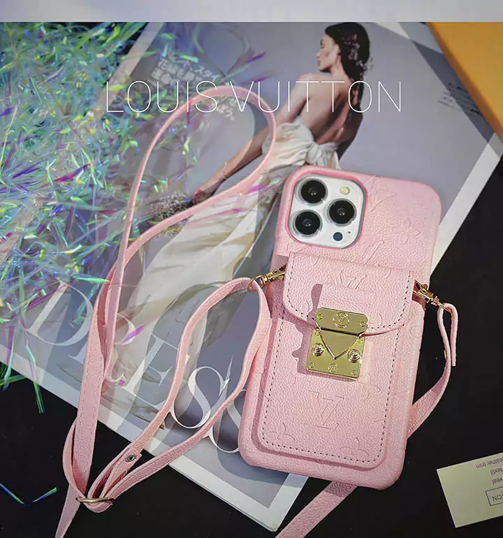 iPhone 14 Pro ヴィトン 背面にカード入れ付き 保護ケース