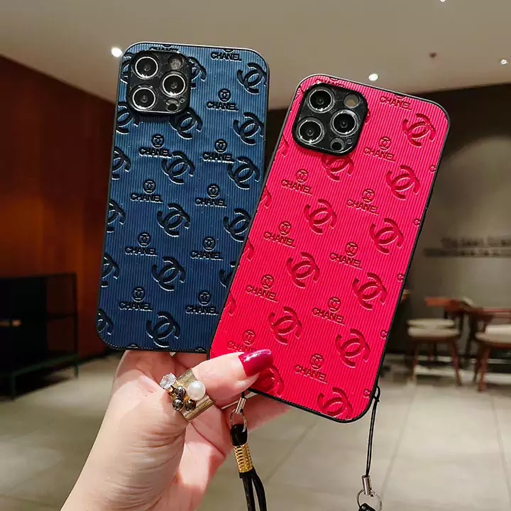 chanel iphone16 plusレザーケース 型押し