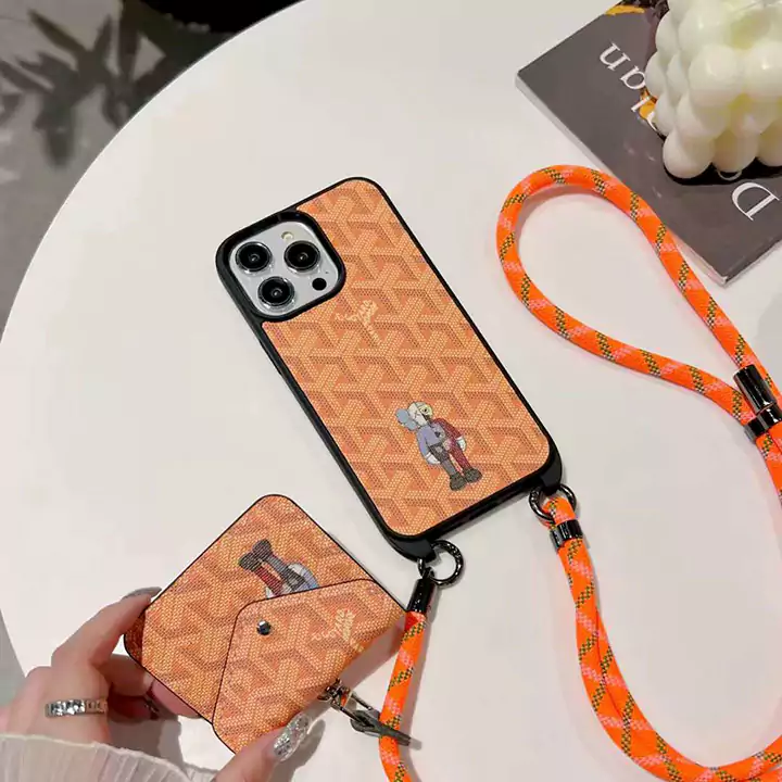 goyard風 iphone 14pro maxケース
