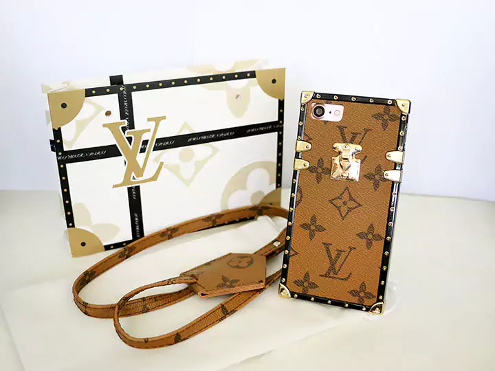 ビジネス風ケース iphone7 LV モノグラム柄付き