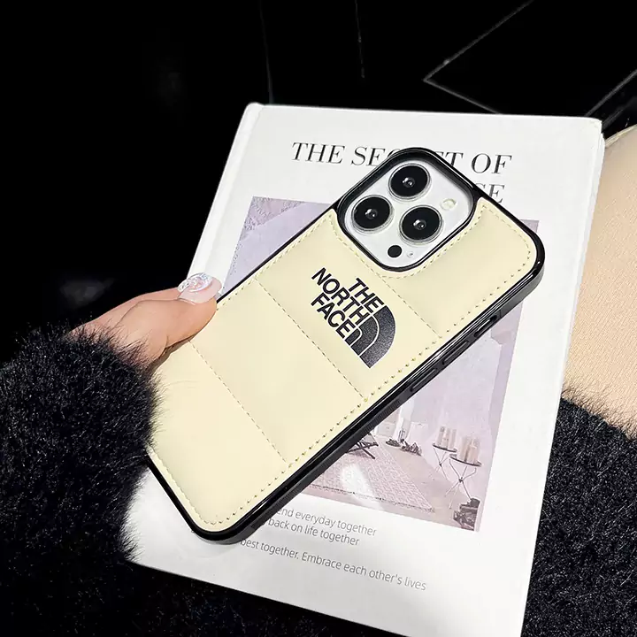 ダウンジャケット風iphone16ケース ザノースフェイス