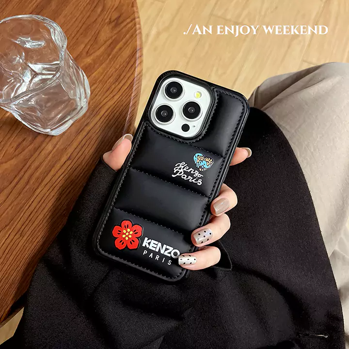 ケンゾーiphone16ケース ダウンジャケット風