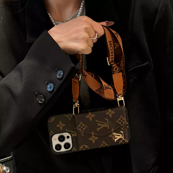 vuitton iphone16 pro携帯ケーススマホストラップ付き