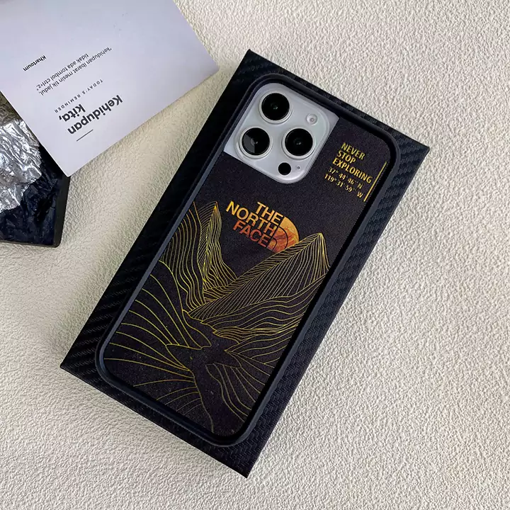ノースフェイスiphone16 proシリコンスマホケース