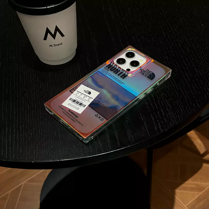 ノースフェイス iphone16ケース 日が沈む