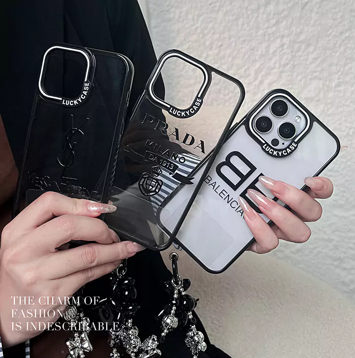 ハイブランド ストラップ付きiphone16ケース