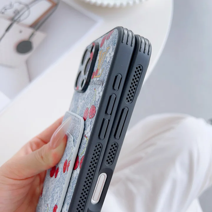 背面収納 iPhoneケース 衝撃吸収