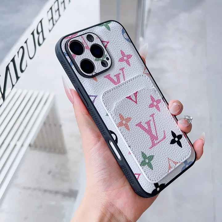 ホワイト ピンク iPhoneケース