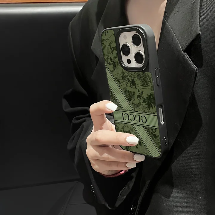 グッチアイフォン17pro ケース グリーン