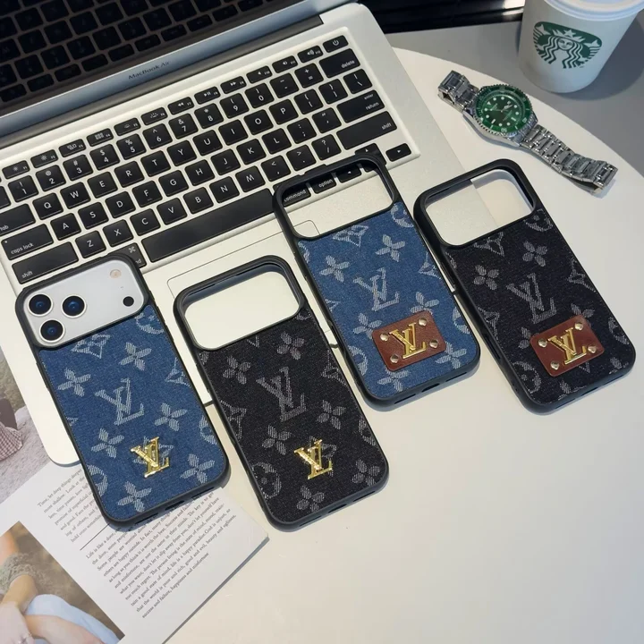 LV iPhone17Proケース デニム
